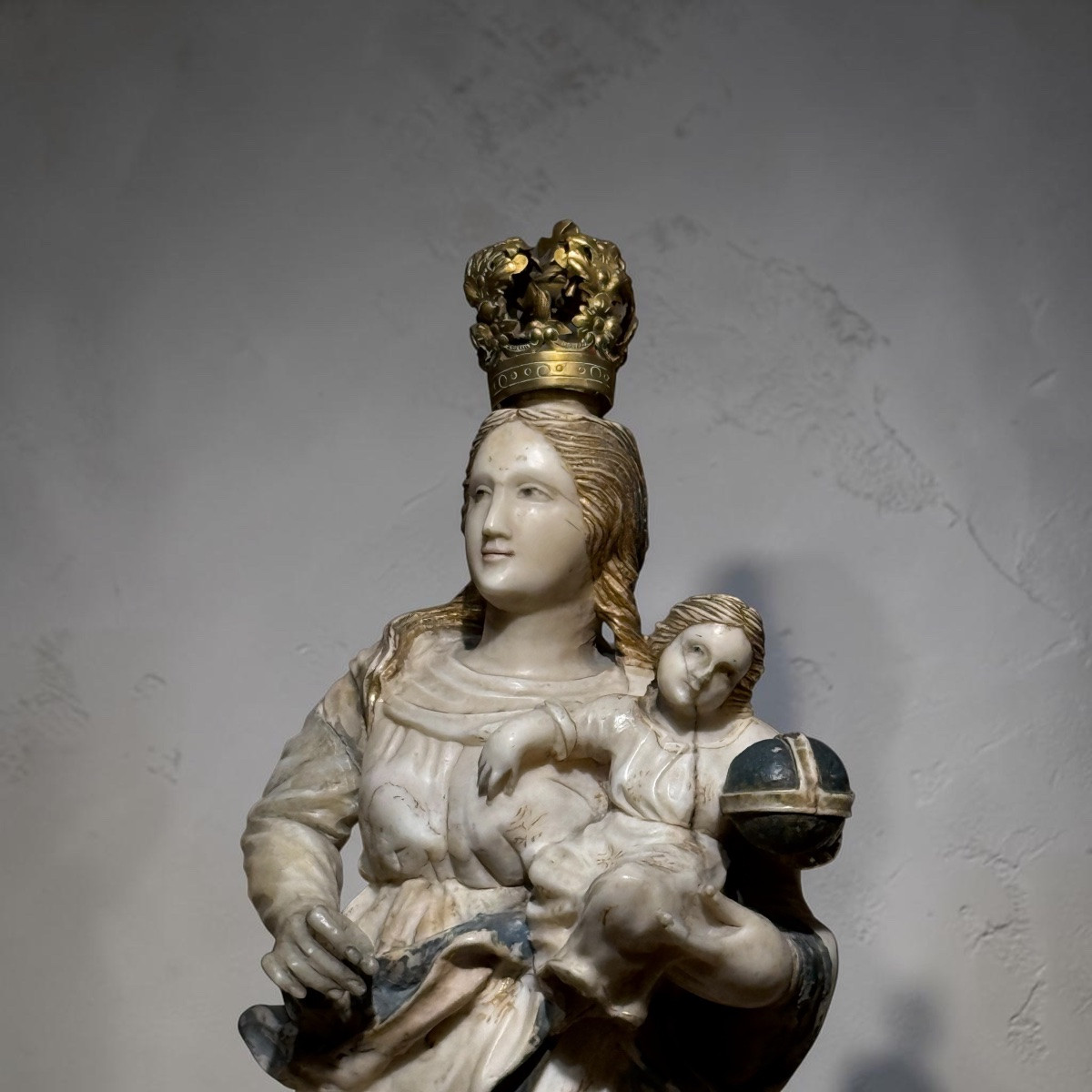 Virgin Of The Rosary With Saint Dominic Of Guzmán And Saint Catherine Of Siena. Huamanga-photo-3