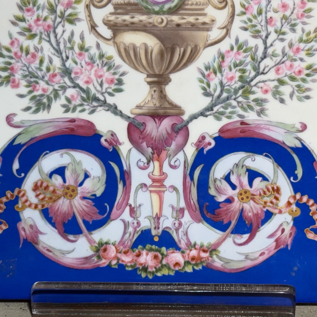 Pair Of Decorative Porcelain Plates-photo-3