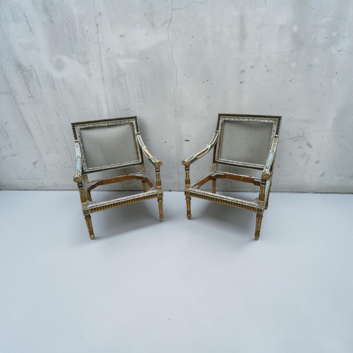 Paire de fauteuils. Époque Charles IV d’Espagne. Espagne, 1790–1800