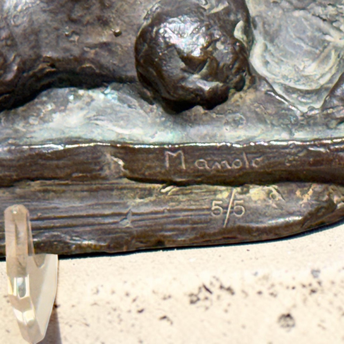 Manolo Hugué Bronze. Signed And Numbered 5/5 In The Lower Right-hand Corner.-photo-2