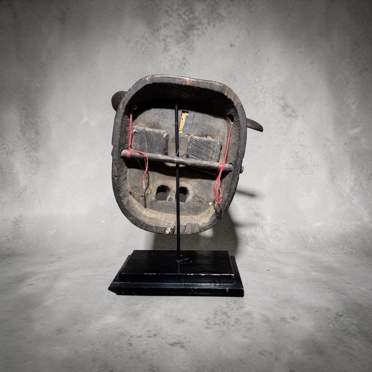 Nuo Ritual Mask. Qing Dynasty, 19th Century. 44.5 Cm. Lion Dance Hand Mask. Bo-photo-2