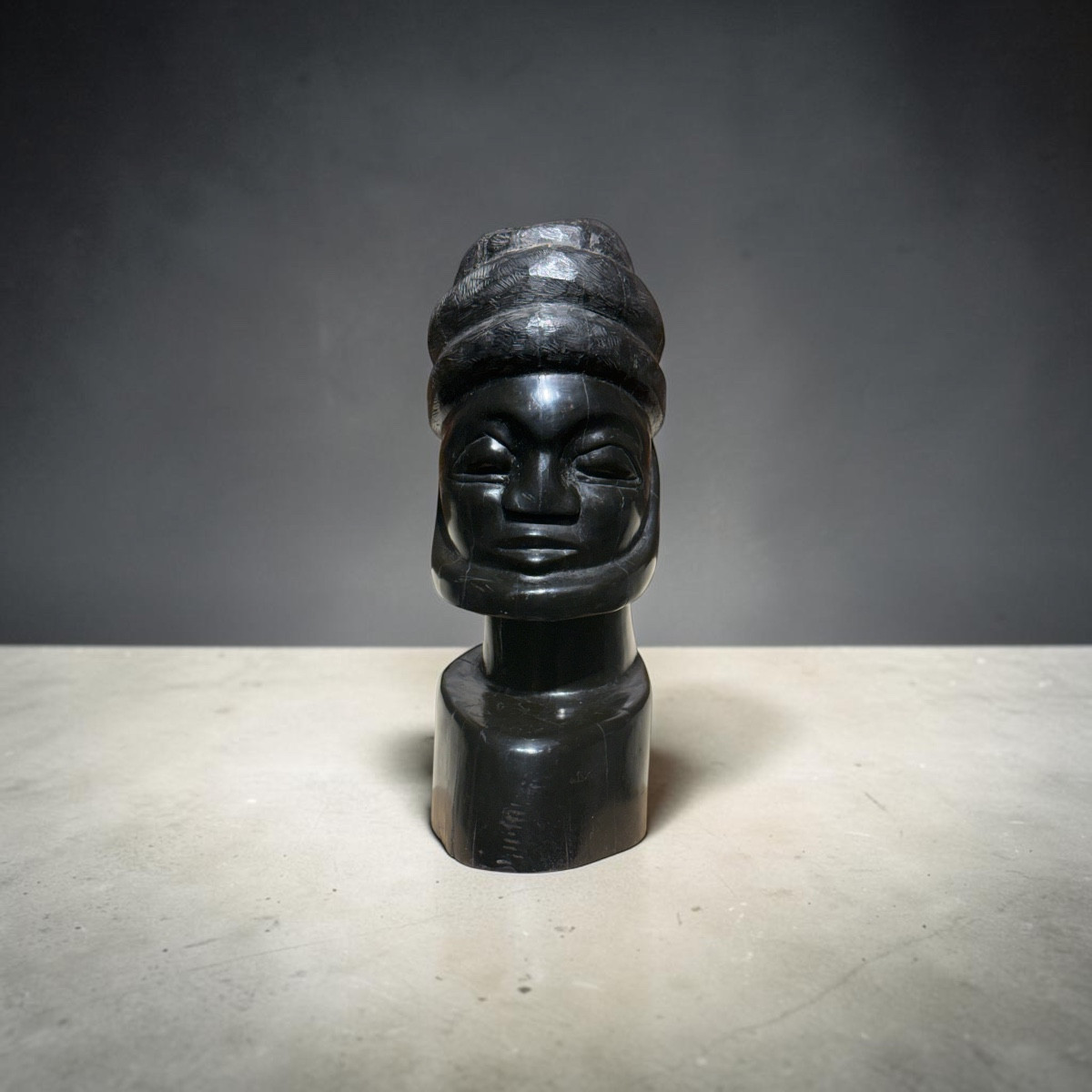 Figure Of An Arab. Ebony Wood, 19th Century