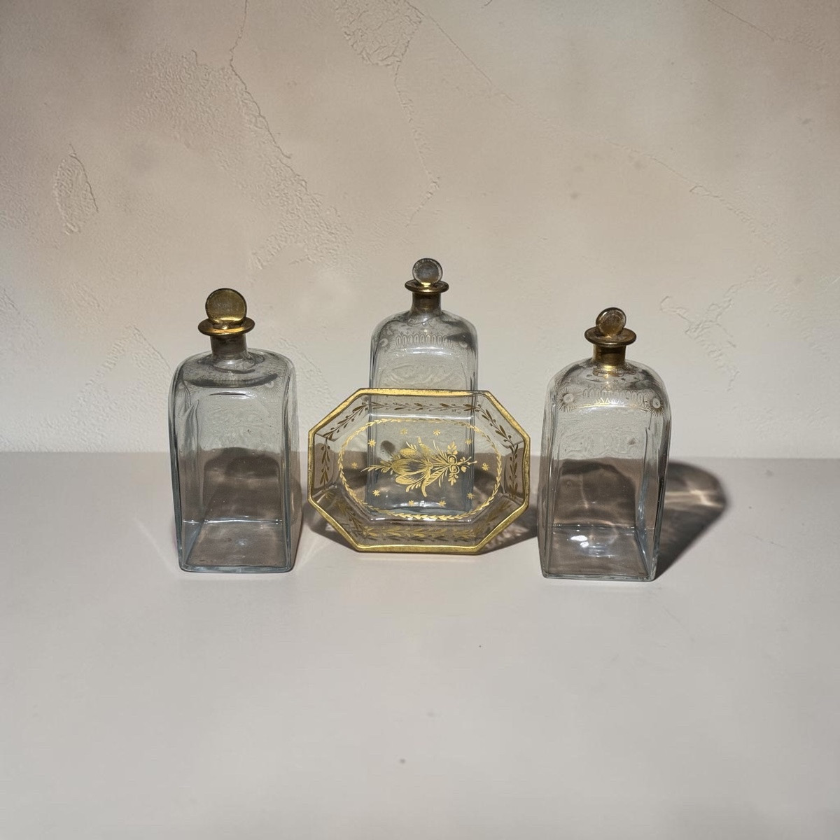 Liquor Cellar With Mahogany Case. Charles X Period. France, 19th Century-photo-1