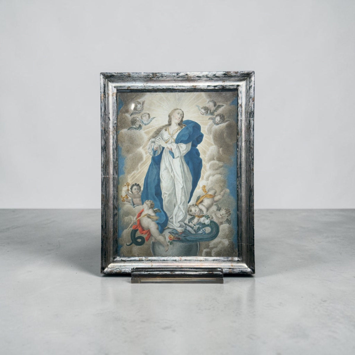 Inmaculada. Juan Bernabé Palomino (1692/1777). Calfskin. 