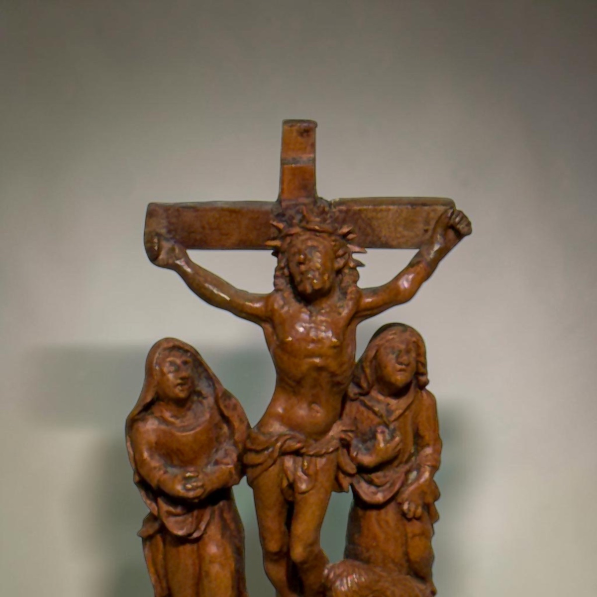Calvaire. Bois de buis. Allemagne, début du XVIIIᵉ siècle-photo-2