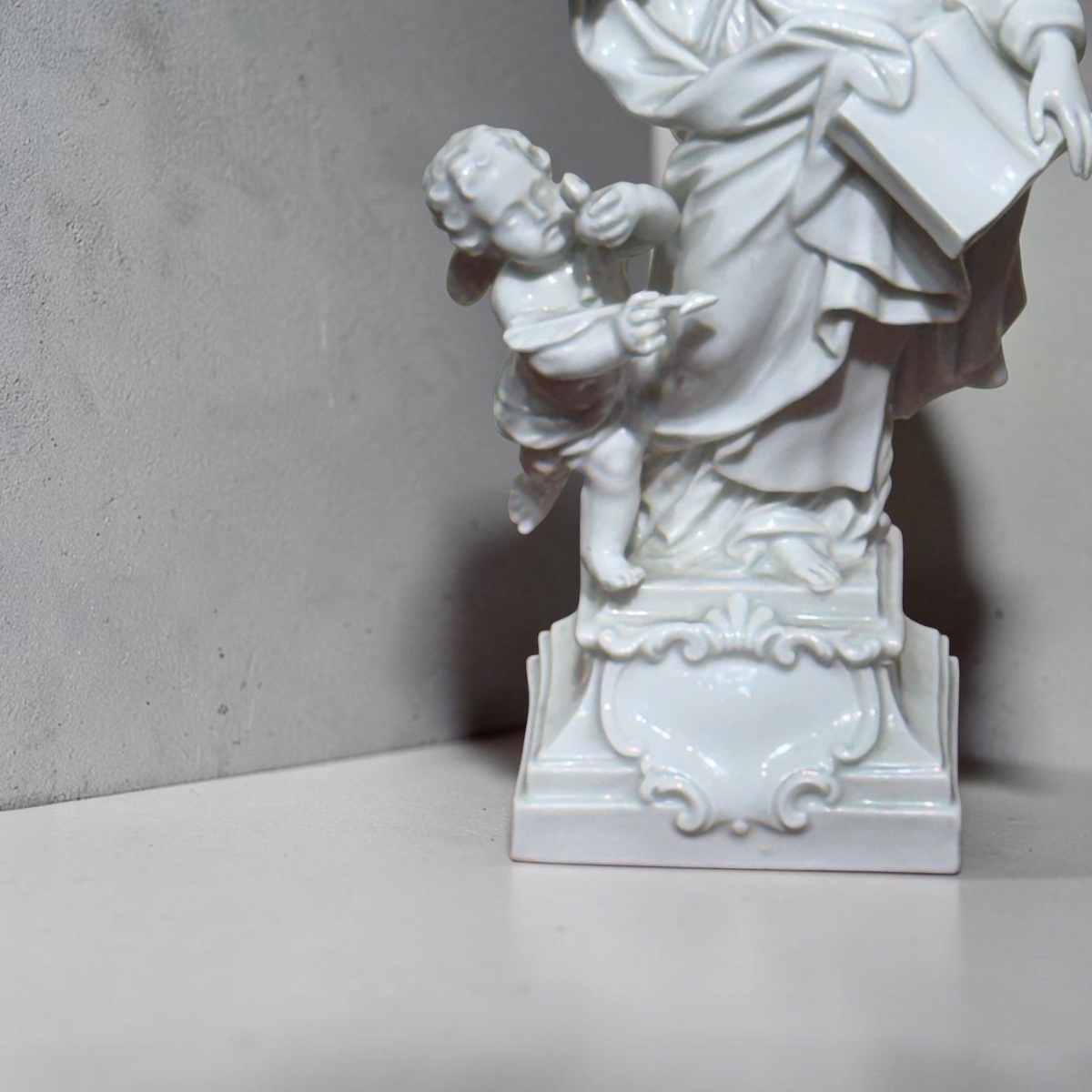 Sainte Thérèse de Jésus. Porcelaine émaillée. Fin du XVIIIe siècle.-photo-4