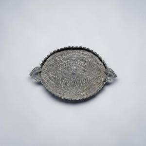 Silver Filigree Tray. Peru, 19th Century