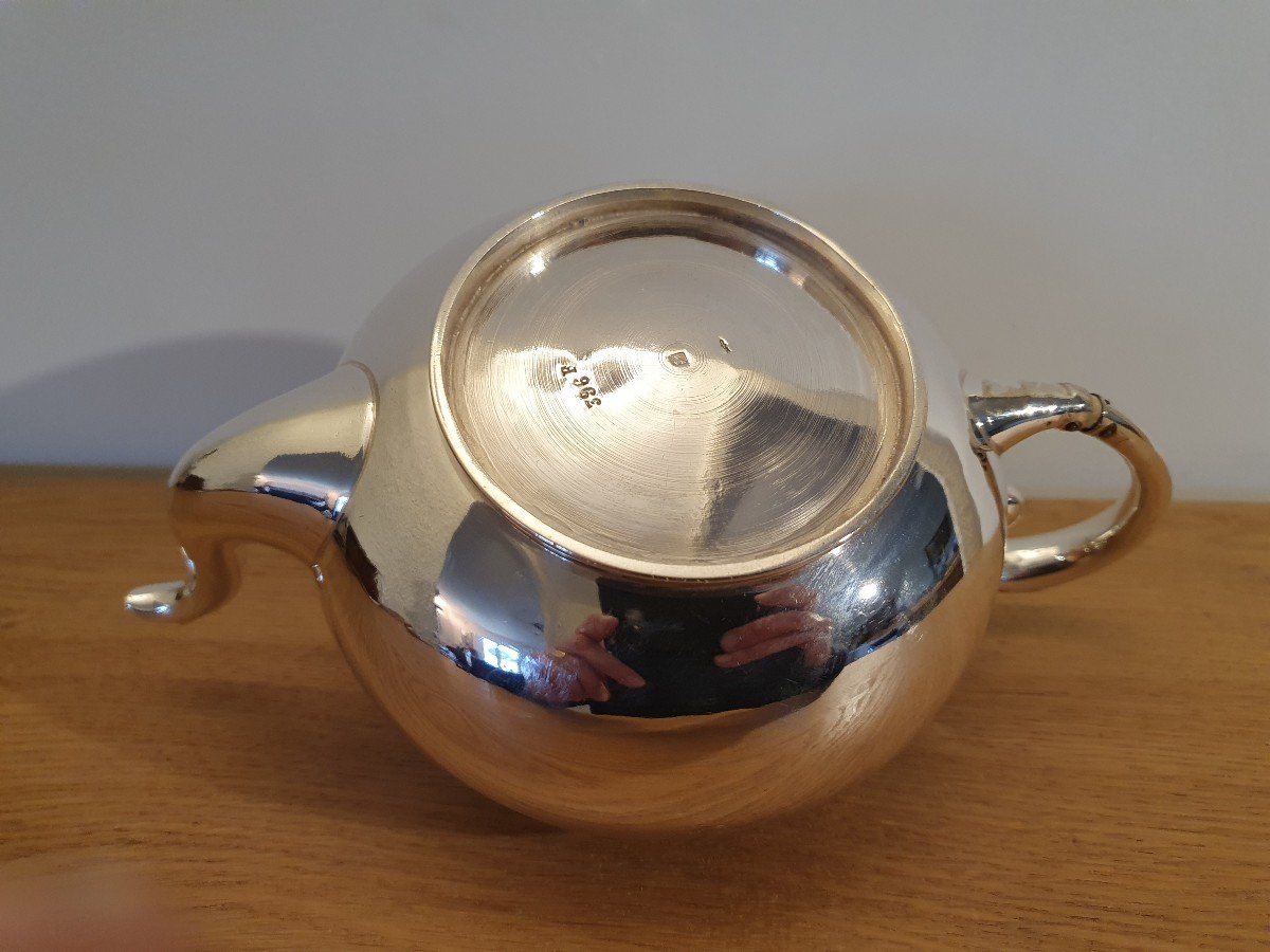 Pays Bas , Teapot, Sterling Silver, Armory, XX°.-photo-3
