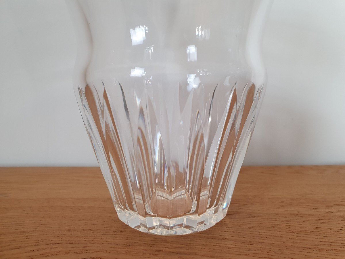 Baccarat , Vase En Cristal , XX°.-photo-4