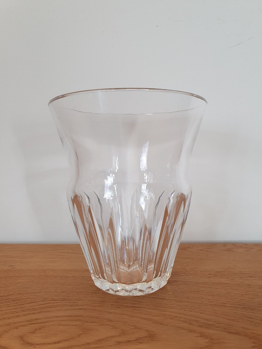 Baccarat , Vase En Cristal , XX°.