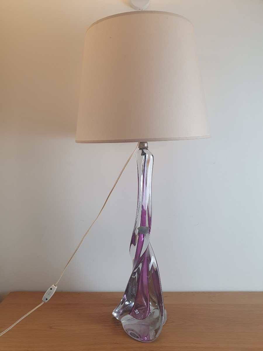 Val Saint Lambert , Lampe , Année 60/70 . -photo-2