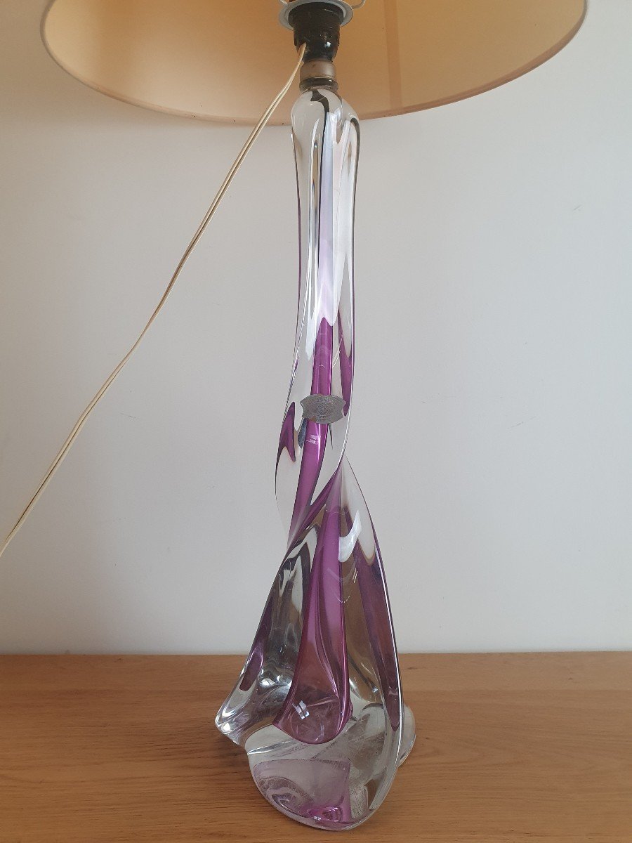 Val Saint Lambert , Lampe , Année 60/70 . -photo-4