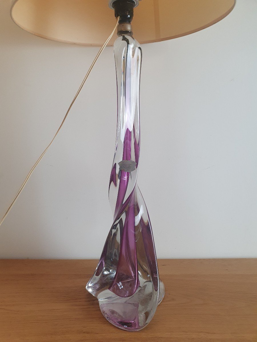 Val Saint Lambert , Lampe , Année 60/70 . -photo-2