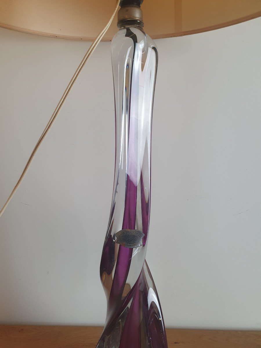 Val Saint Lambert , Lampe , Année 60/70 . -photo-5