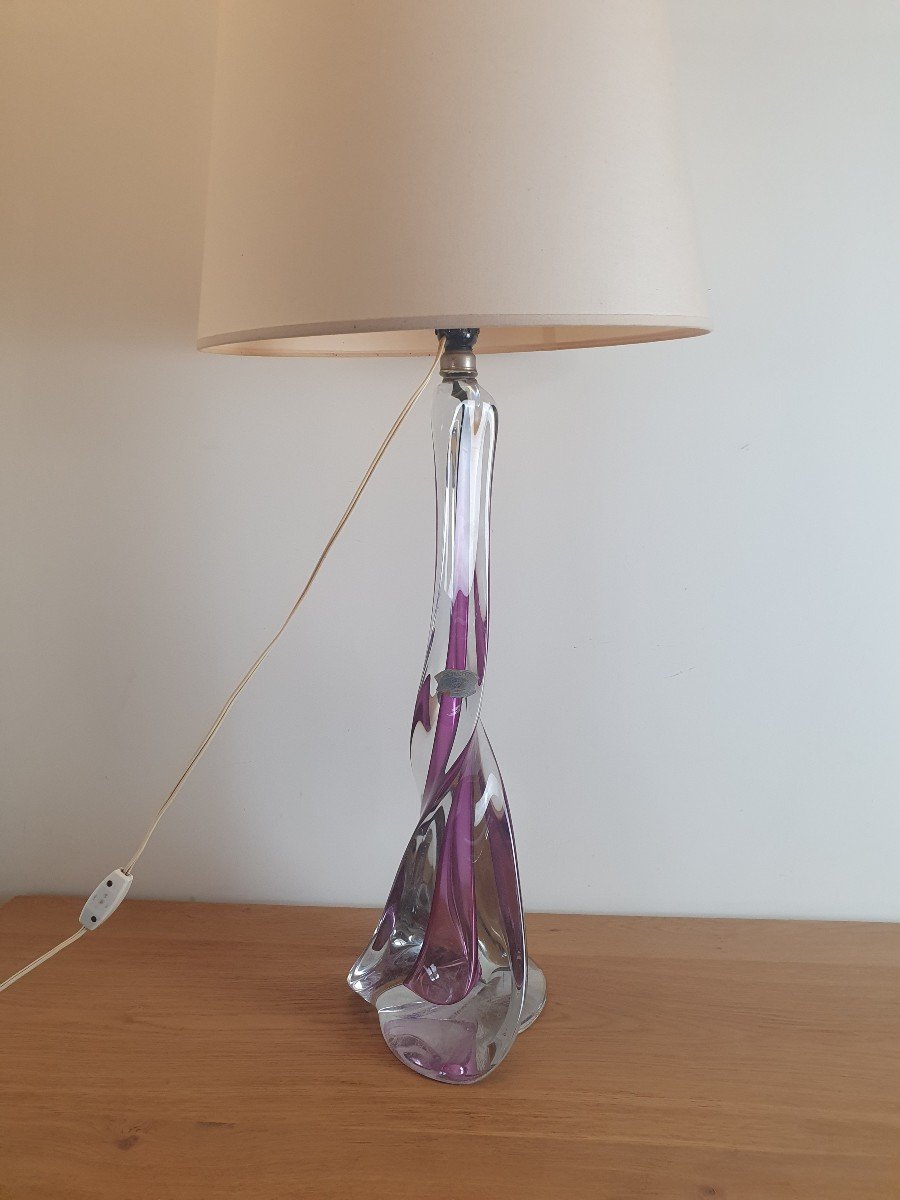 Val Saint Lambert , Lampe , Année 60/70 . -photo-7