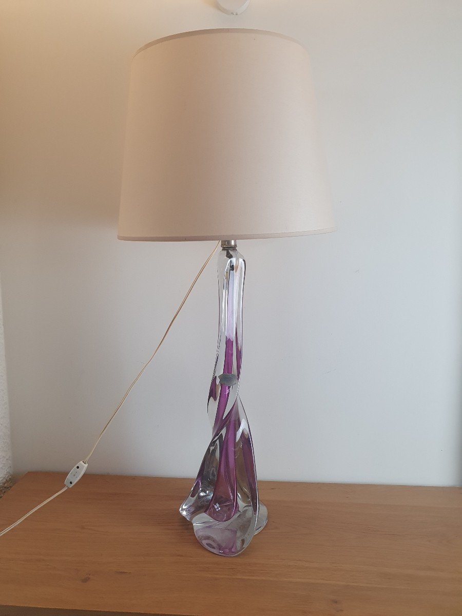 Val Saint Lambert , Lampe , Année 60/70 . -photo-8