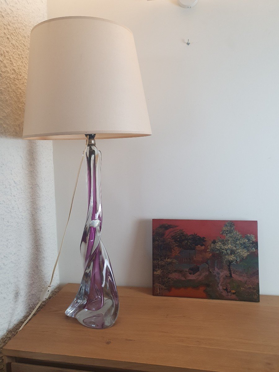 Val Saint Lambert , Lampe , Année 60/70 . 