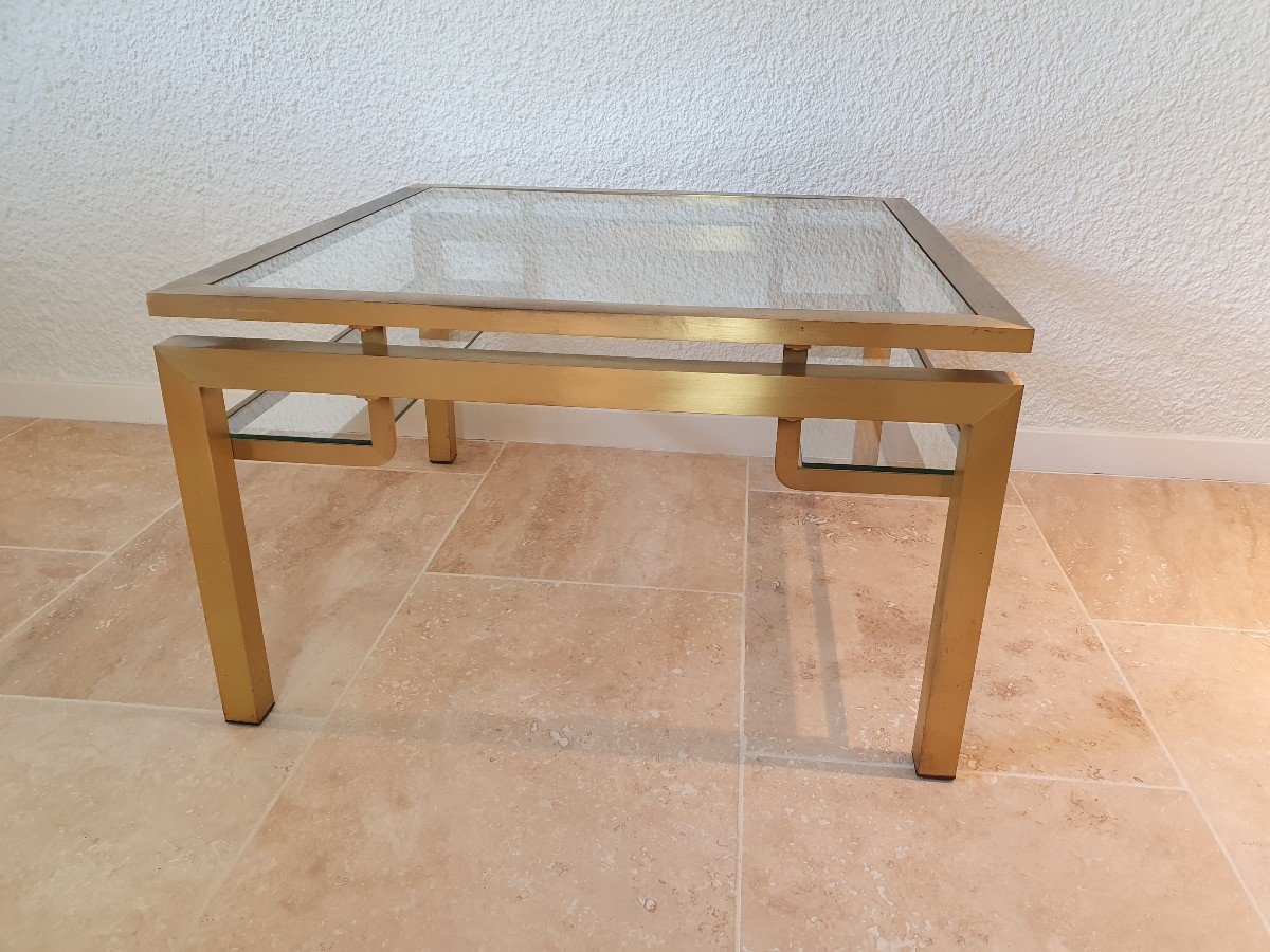 Table Basse , Guy Lefevre , Maison Jansen , XX°. -photo-2
