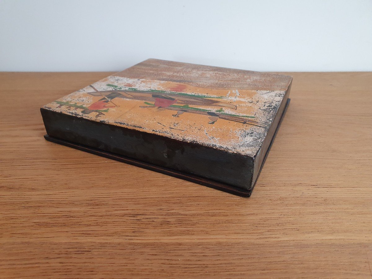 Large Lacquered Box, Artxport, Hanoi, XX°.-photo-2