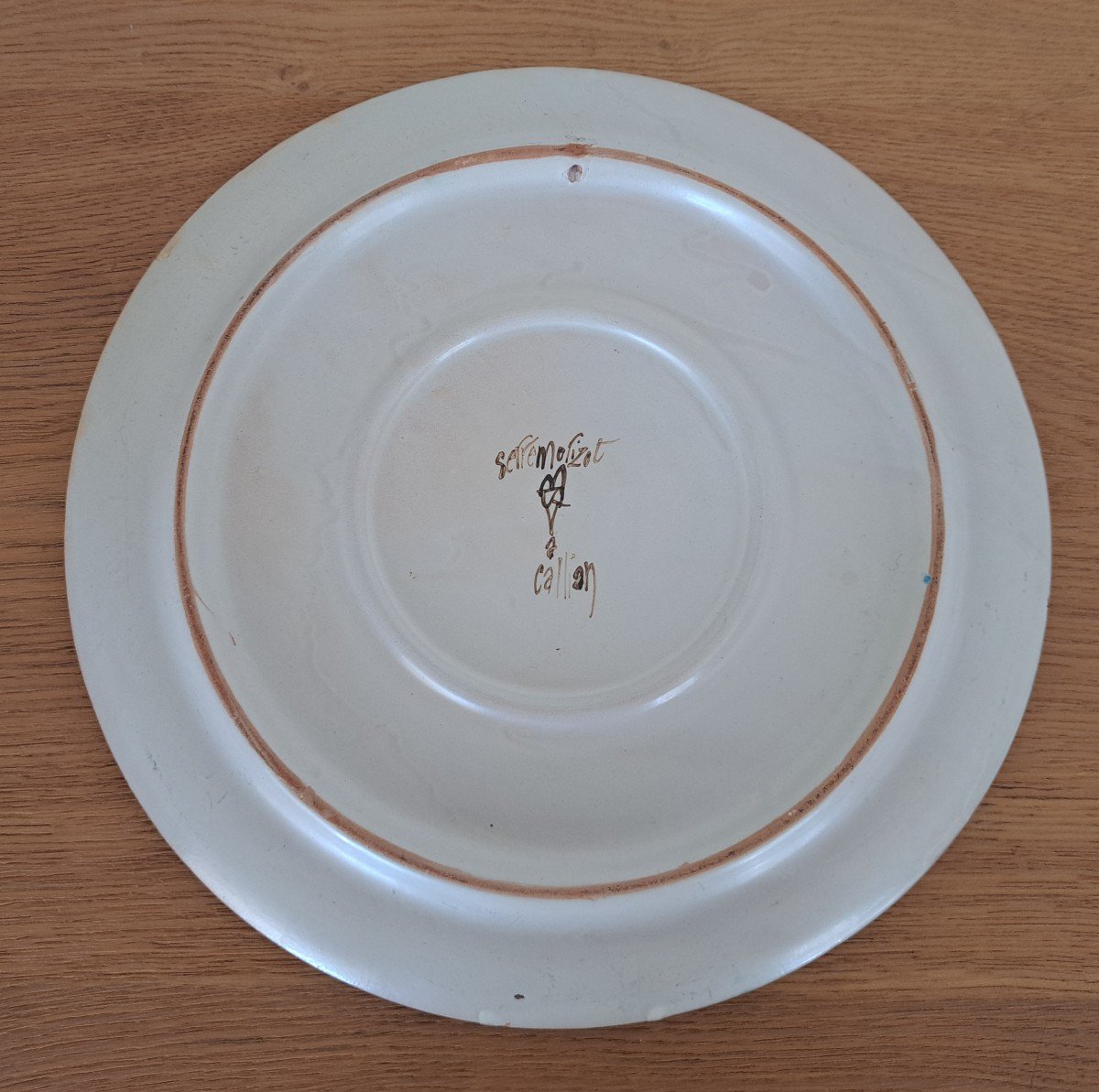 Atelier Serre Morizot, Wall Dish, Ceramic, XX °.-photo-4