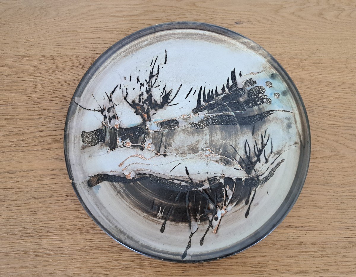 Atelier Serre Morizot, Wall Dish, Ceramic, XX °.