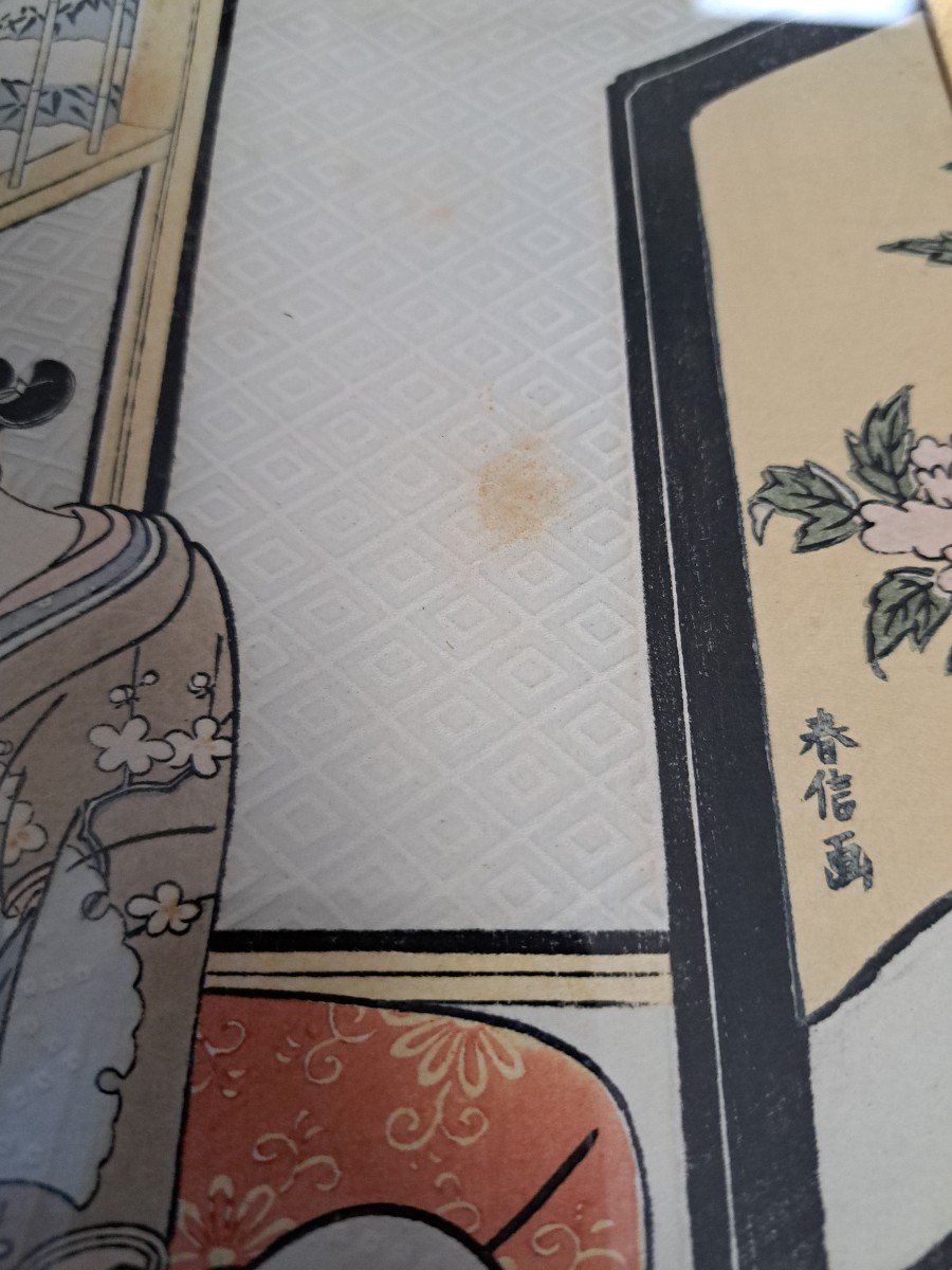 Suzuki Harunobu, Print, Japan, 19th Century.-photo-2