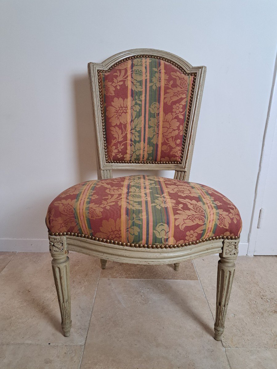 Chaise , époque Louis XVI , XVIII°. 