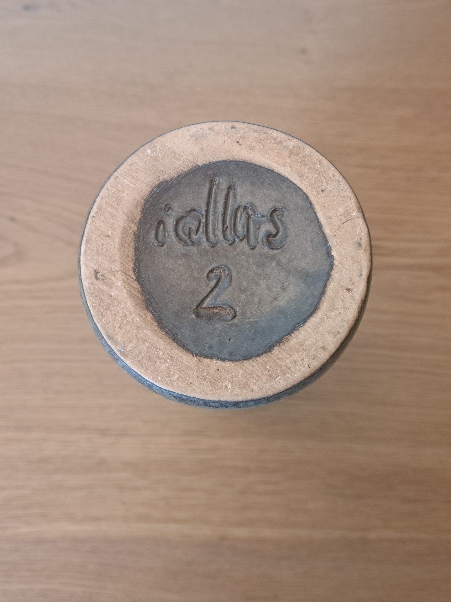 Max Idlas, Roller Vase, Ceramic, 1960s.-photo-1