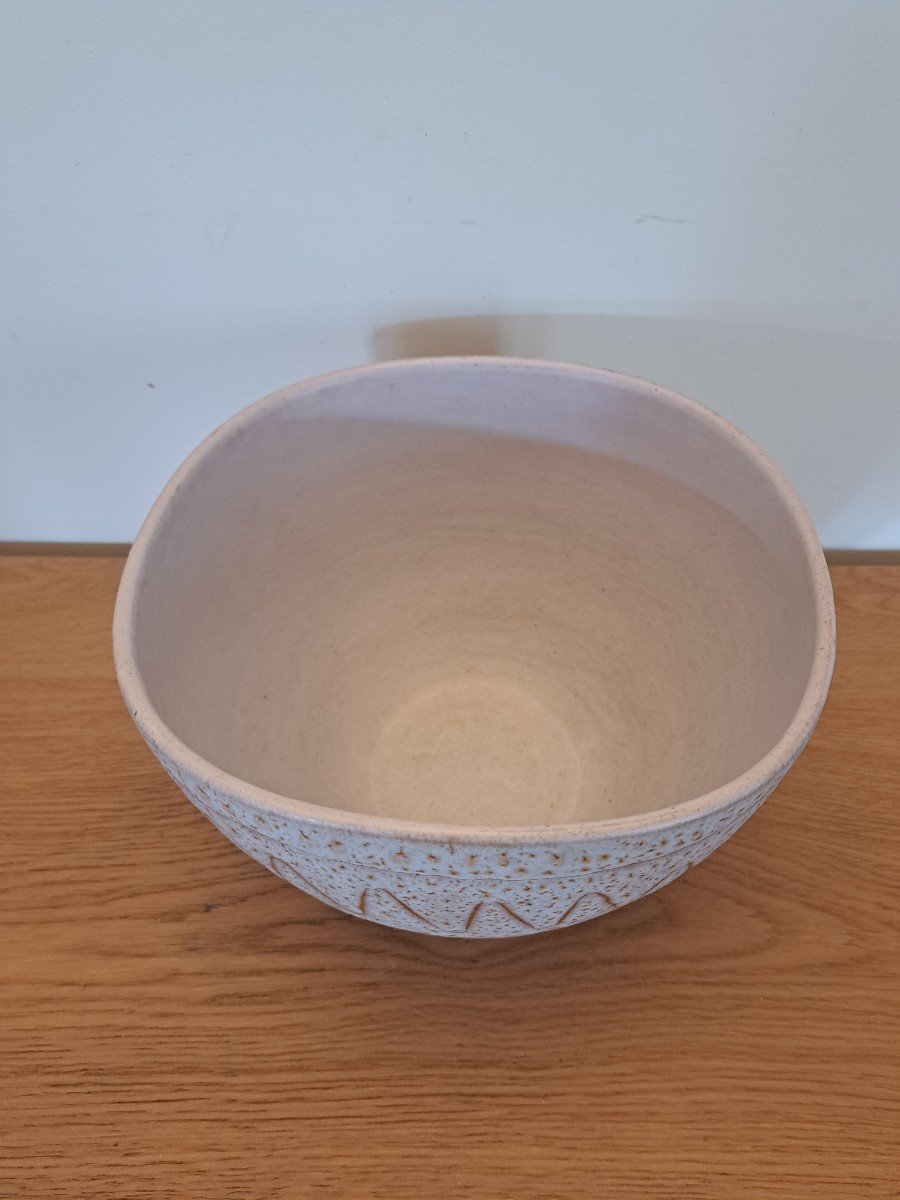 Jean Austruy, Salad Bowl, Ceramic, 20th Century.-photo-2