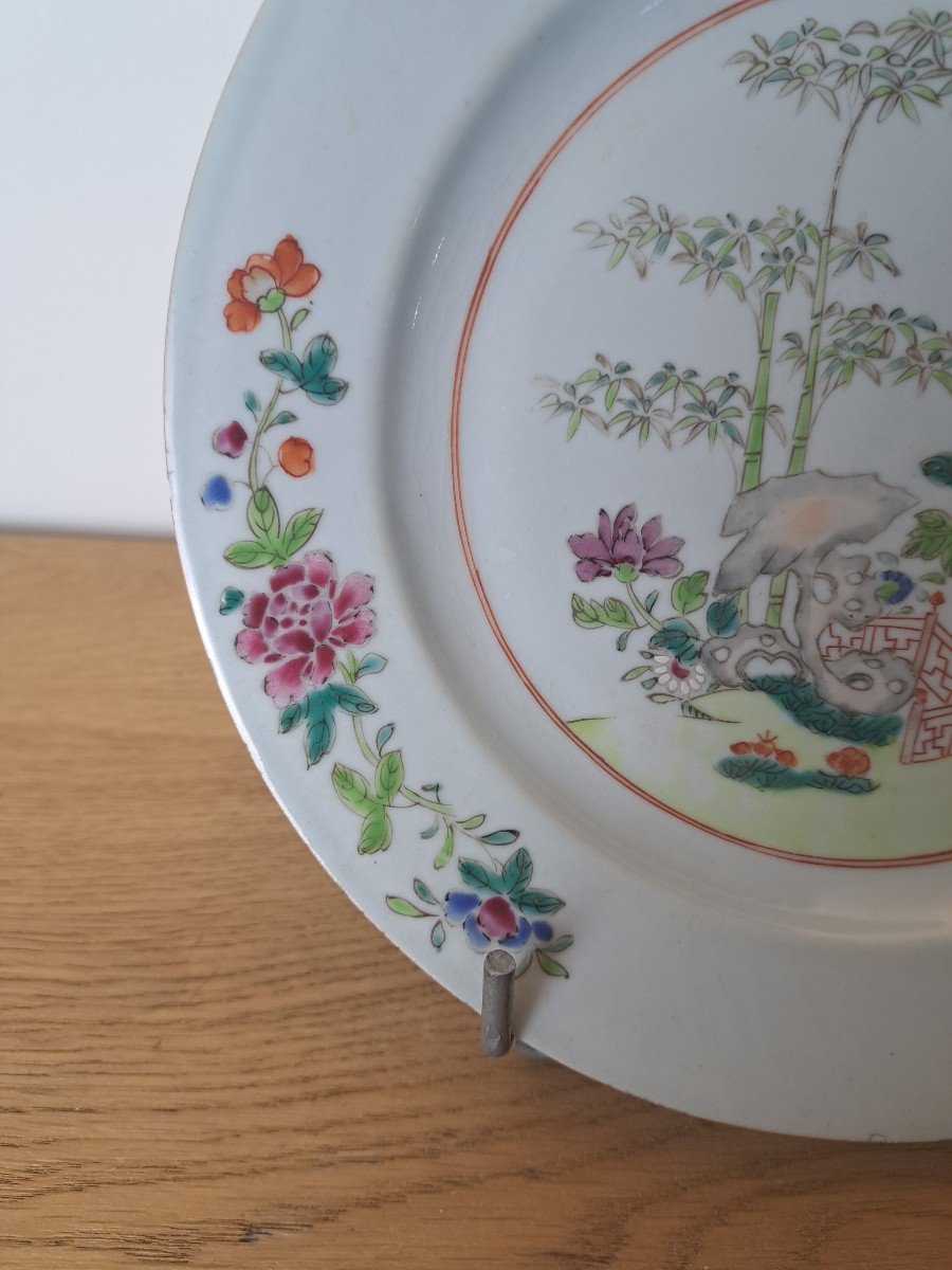 Compagnie Des Indes Plate, Famille Rose, China, 18th Century.-photo-7