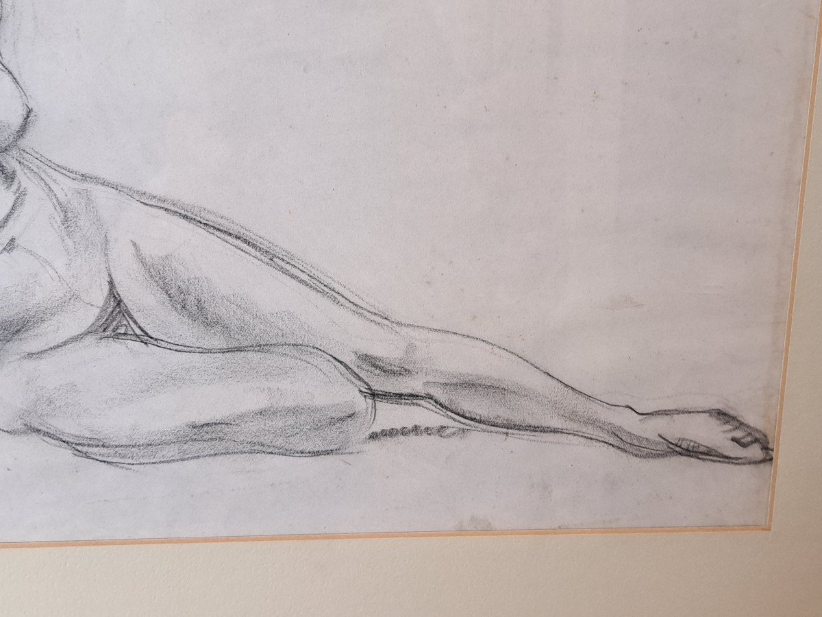 Pierre Langlade , Nu Féminin , Dessin , Début XX°. -photo-5
