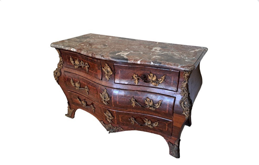 Tomb Commode, Stamped, 18th Century. -photo-2