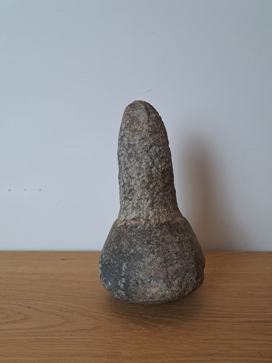 Pigment Pestle, Stone, 19th Century. -photo-3