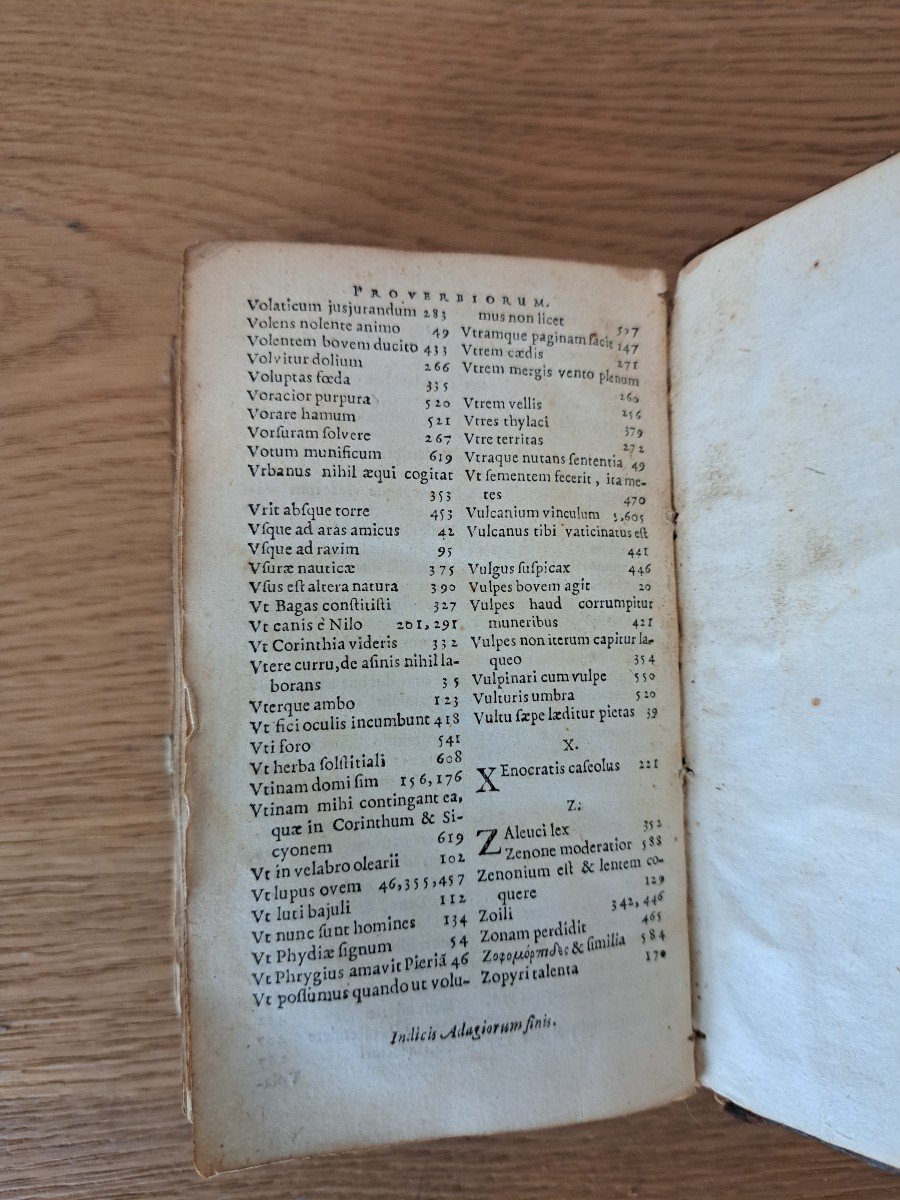 Adagiorum D. Erasmi Roterodami Epitome , Amstelodami , XVII°. -photo-2
