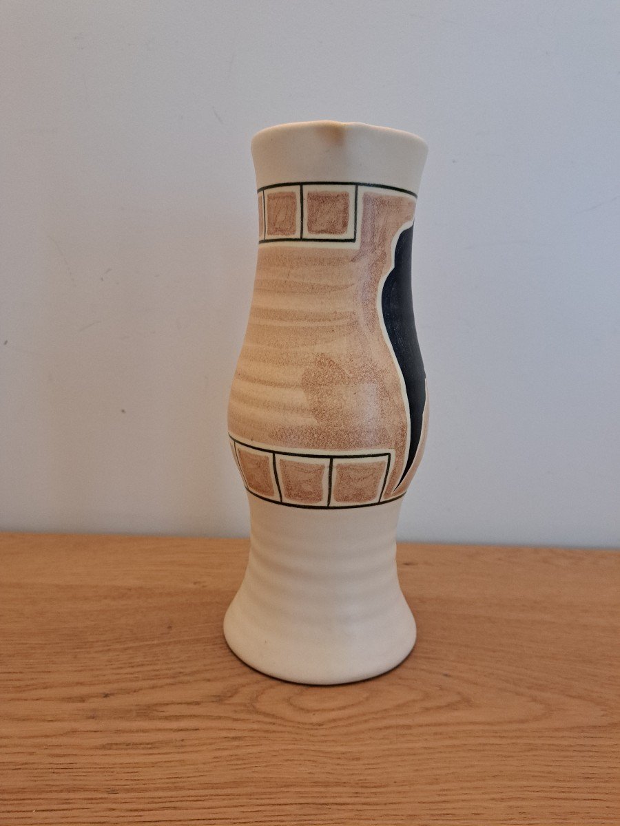 Grandjean Jourdan, Large Pitcher, Ceramic, 20th Century. -photo-2