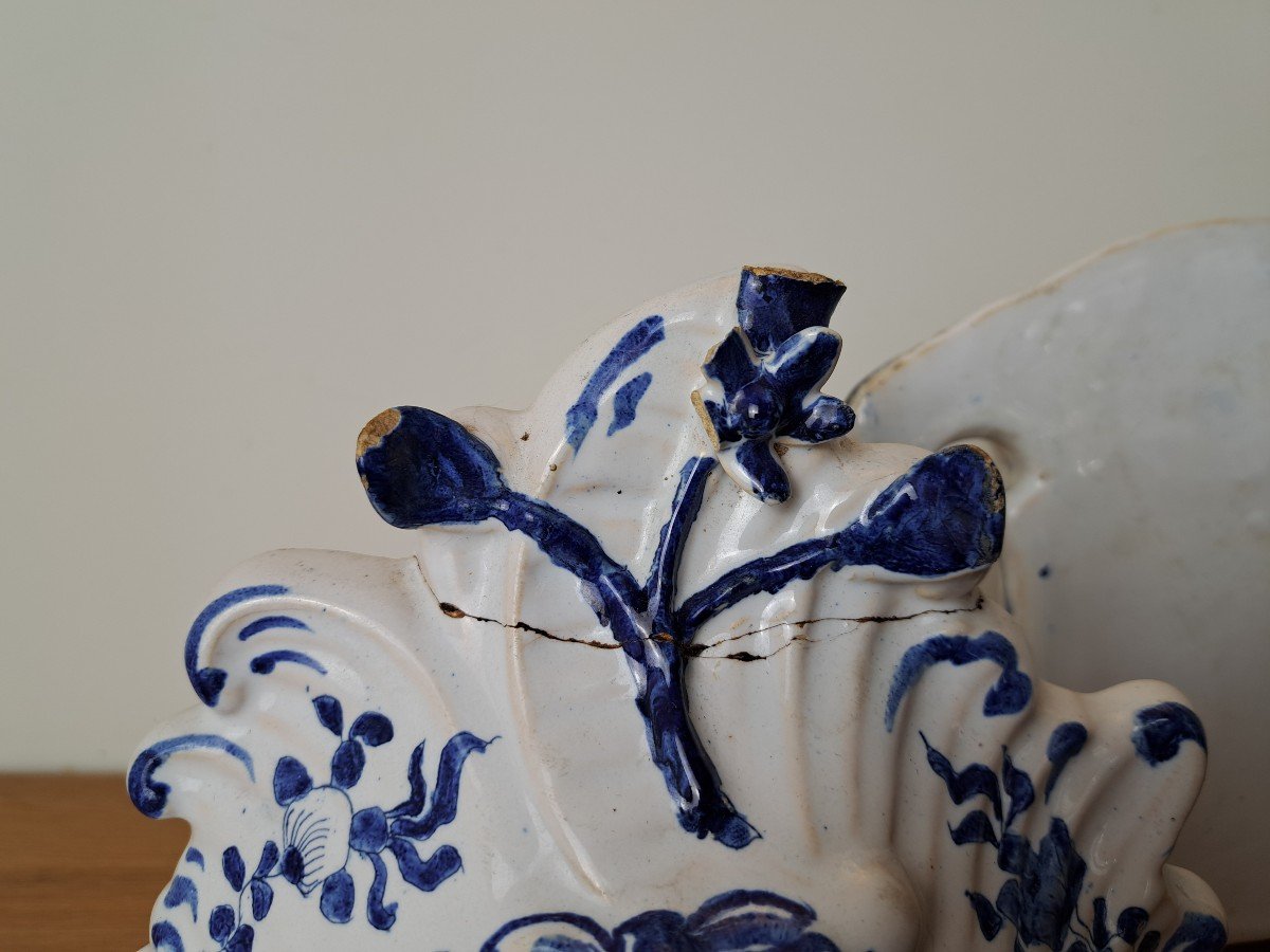 Faïence De Varages , Bouquetière , XVIII°/xix°.-photo-5