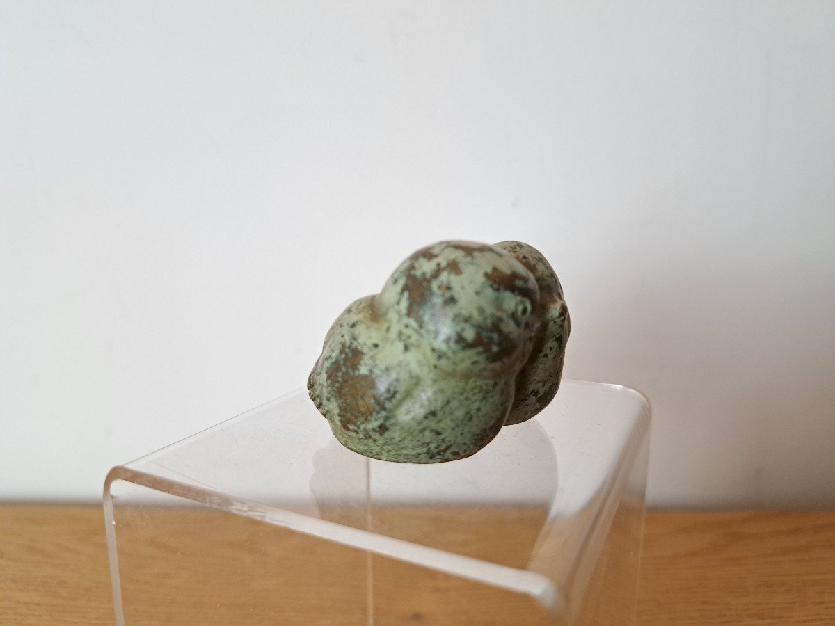 Georges Henri Laurent, Sparrows, Patinated Bronze, Art Deco, 20th Century. -photo-4