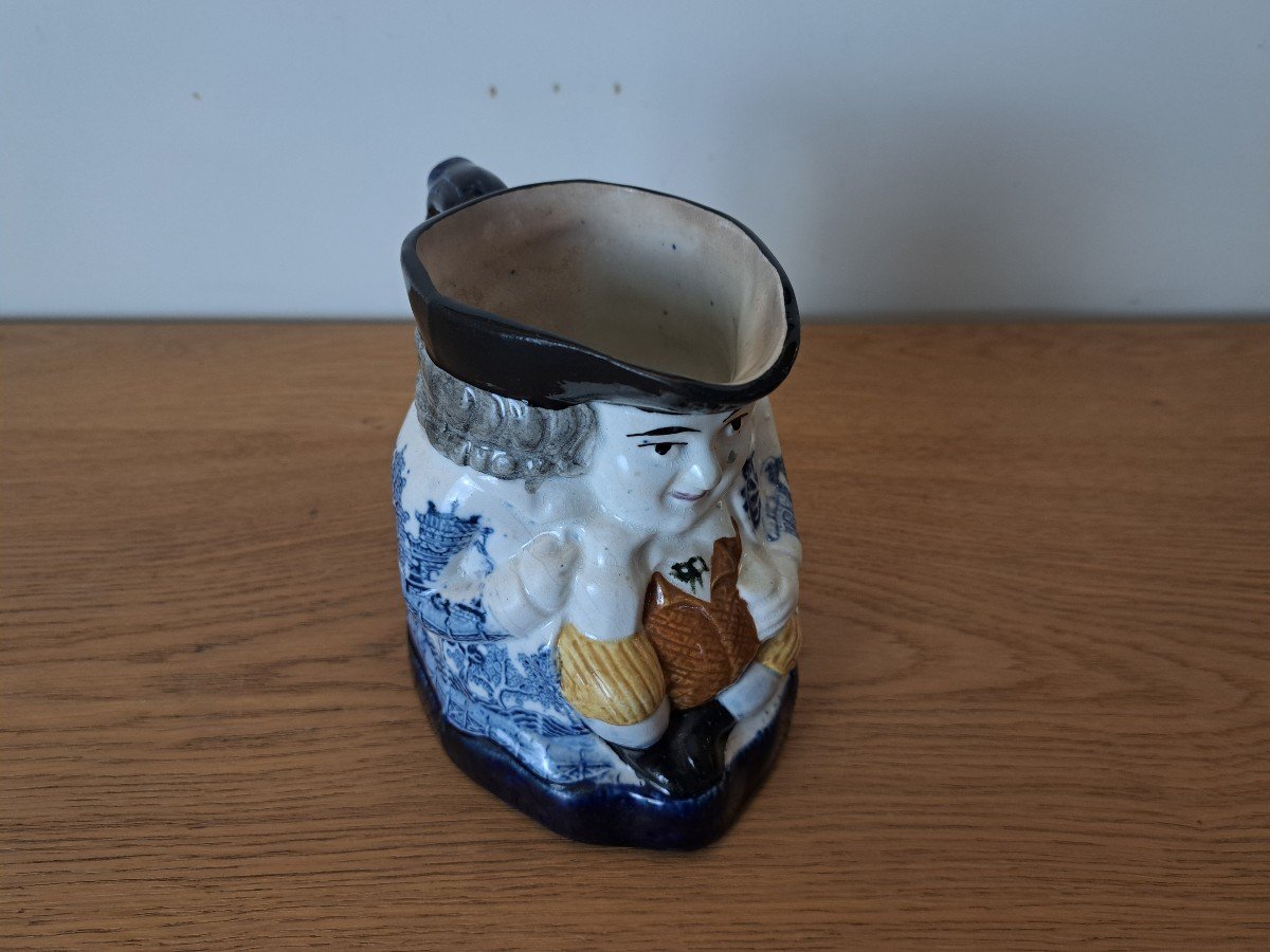 Toby Pitcher, English Earthenware, 19th Century.-photo-1