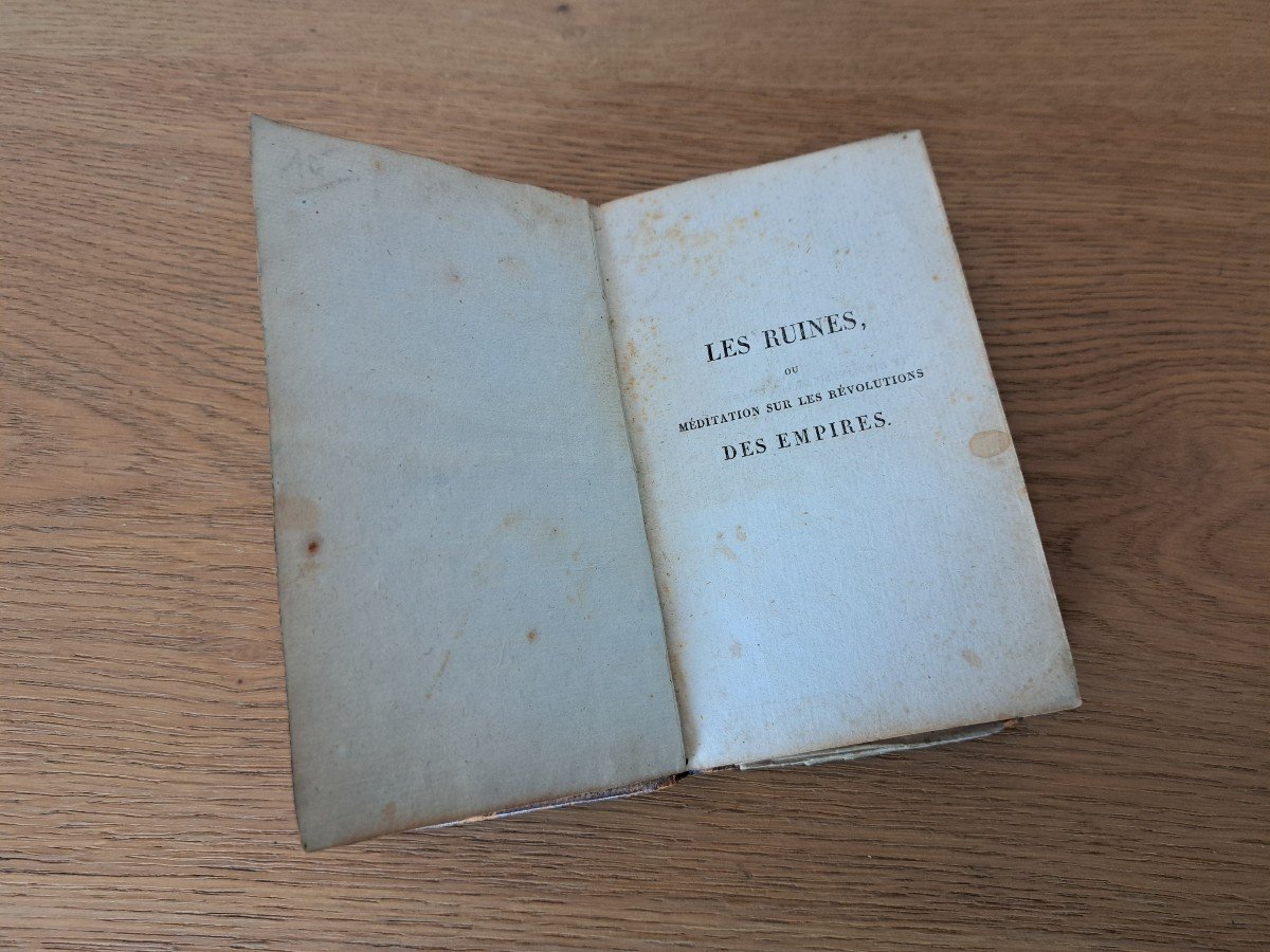 The Ruins By Volney, Book, 1821. -photo-5