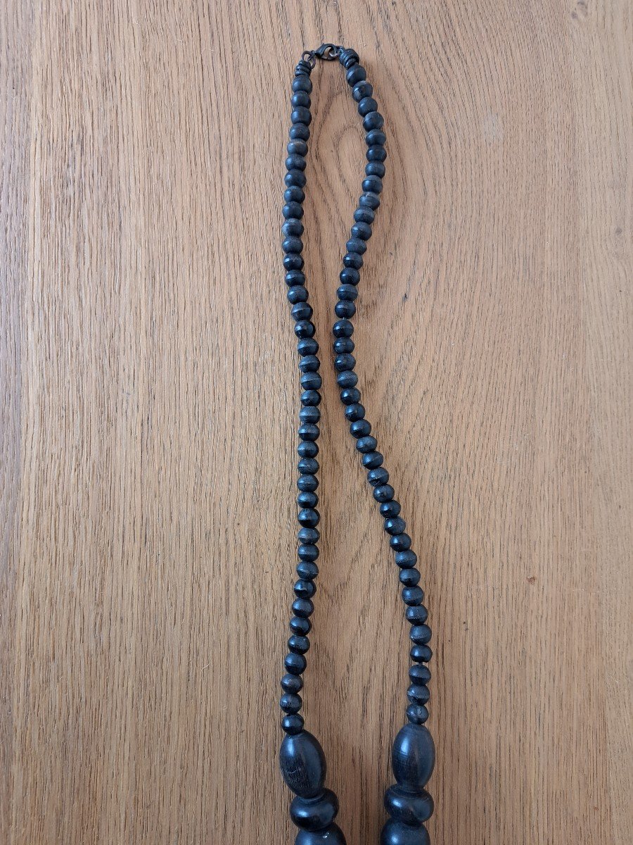 Africanist Necklace, Horn, 1960s. -photo-4