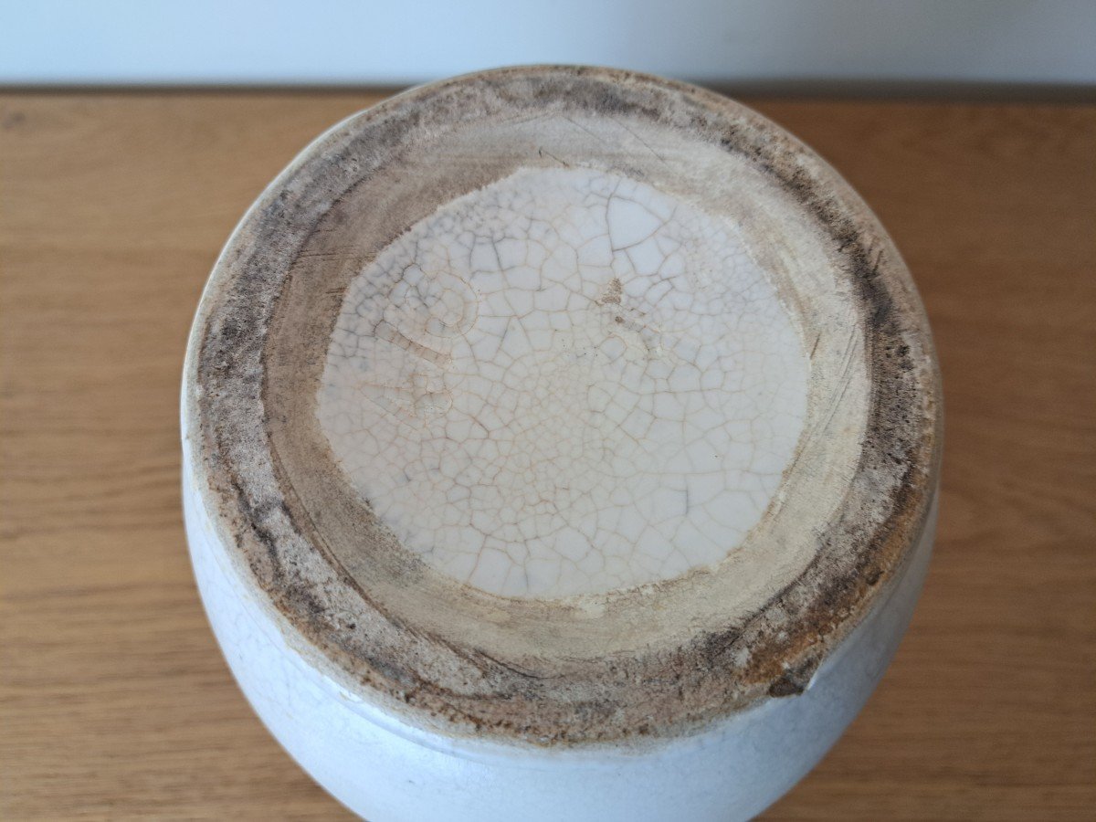 Vase , Faïence Craquelée , Art Déco , XX°. -photo-7