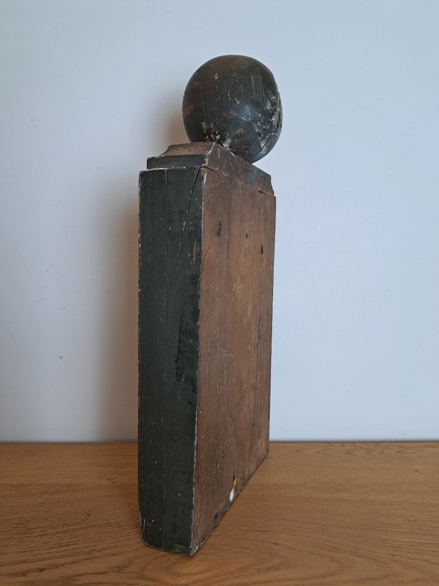 Elément De Boiserie Religieuse , Chêne , Fin XVIII°. -photo-2
