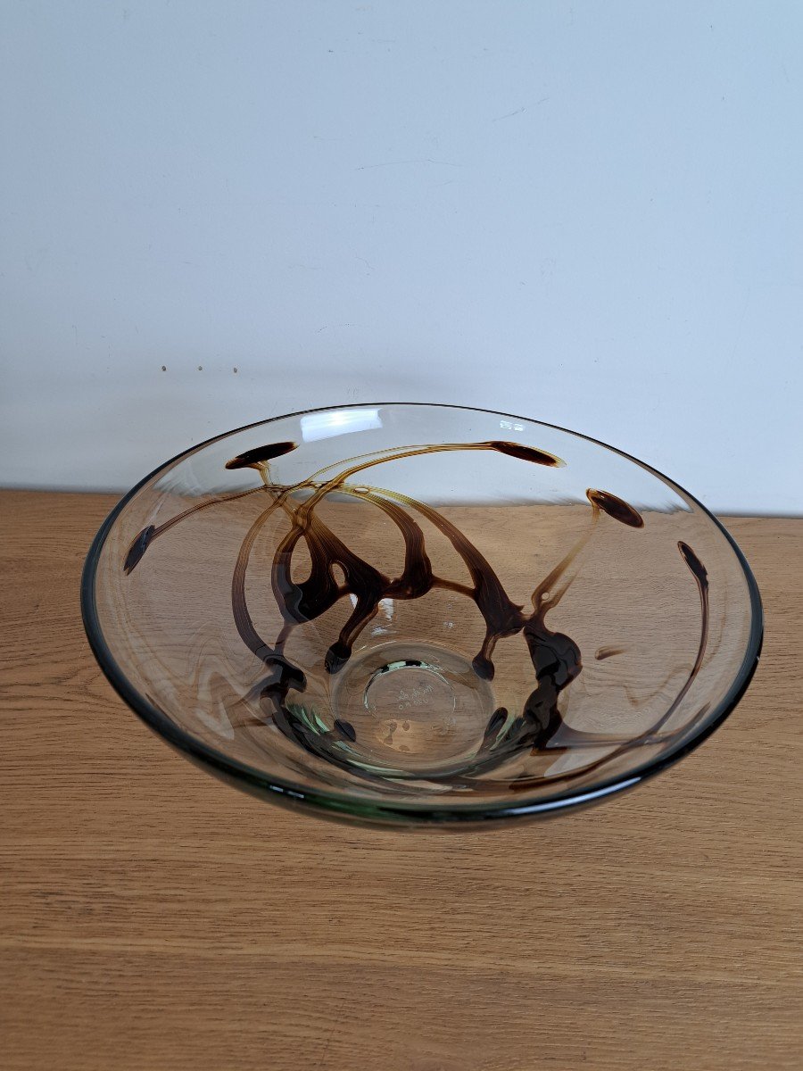 Michèle Luzoro, Large Blown Glass Cup, 20th Century. -photo-2