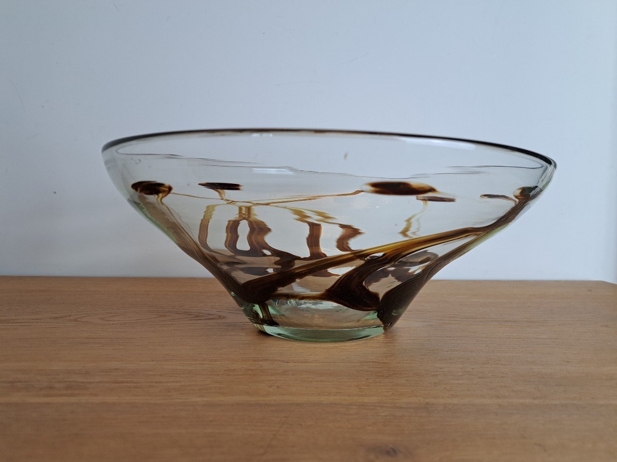 Michèle Luzoro, Large Blown Glass Cup, 20th Century. -photo-4