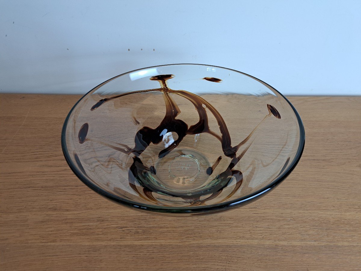 Michèle Luzoro, Large Blown Glass Cup, 20th Century. -photo-5