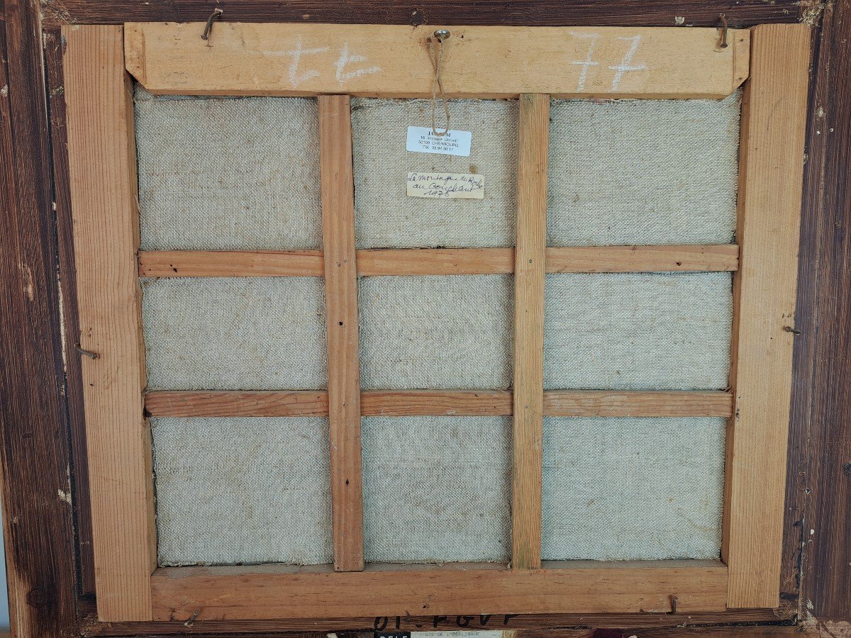 Jac Lem , La Montagne Du Roule , Cherbourg , Huile Sur Panneau , XX°. -photo-7