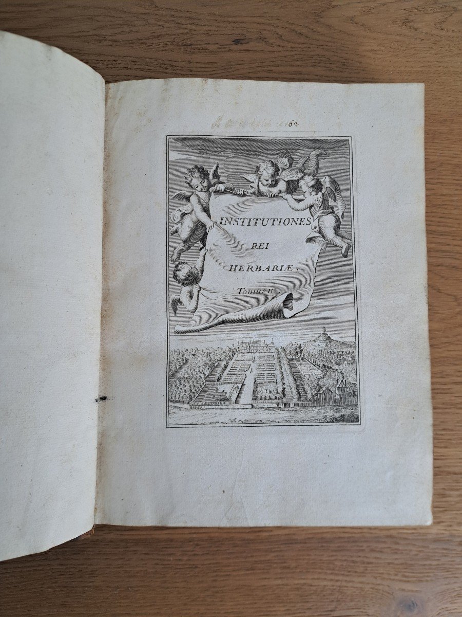 Institutions Rei Herbariae, Volume Ii, Joseph Pitton De Tournefort, Early 18th Century. -photo-2