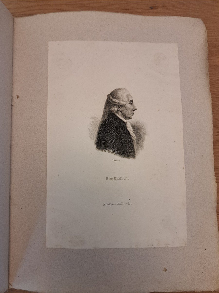 Furne, Paris, Portraits Of The Revolution, And Subject, Engravings, 19th Century. -photo-1