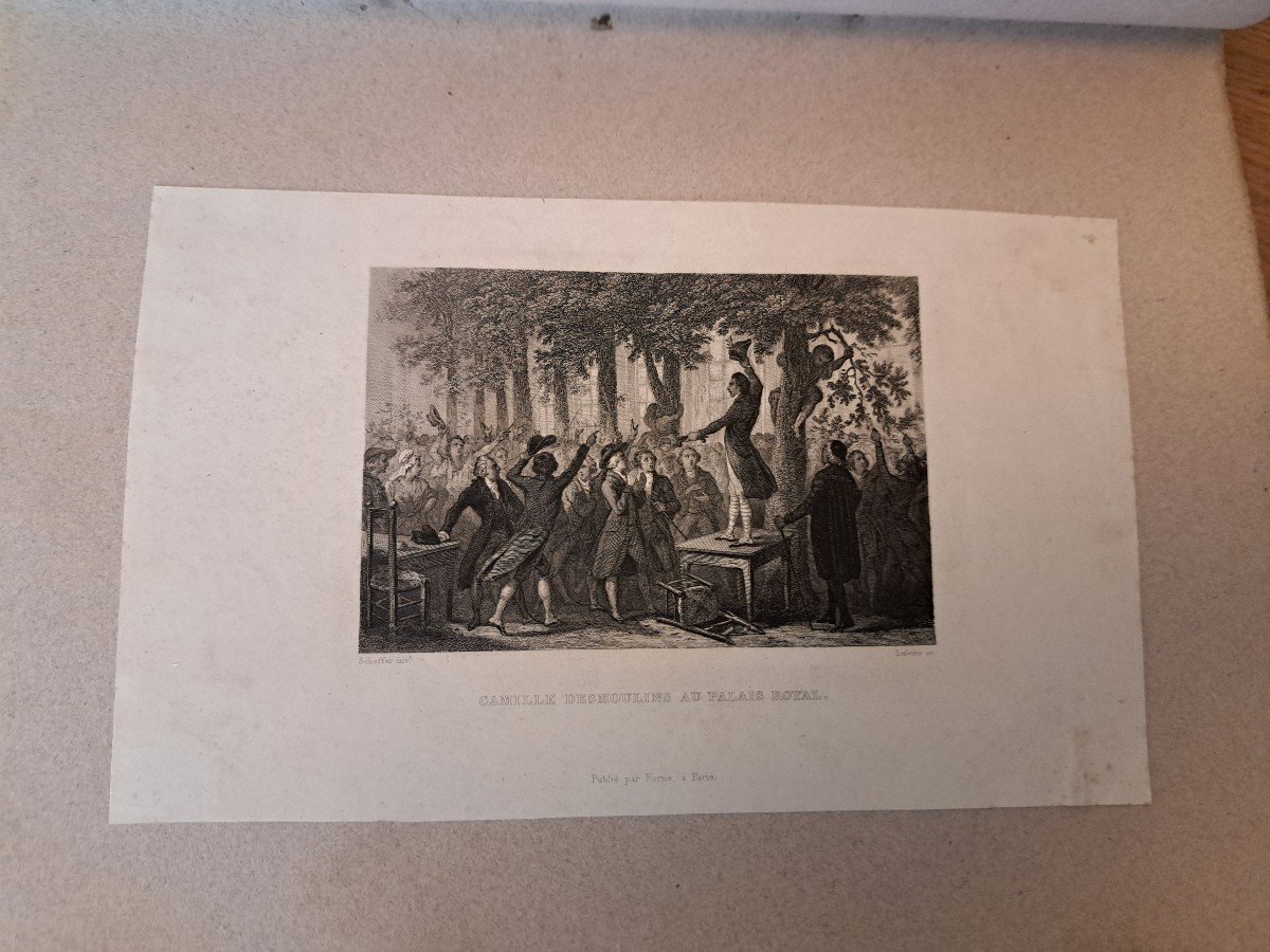 Furne, Paris, Portraits Of The Revolution, And Subject, Engravings, 19th Century. -photo-3