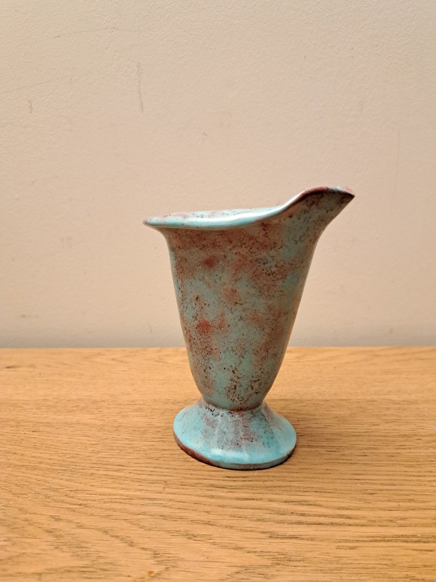 Marcel Prunier, Sèvres, Vase, Earthenware, Early 20th Century. -photo-2